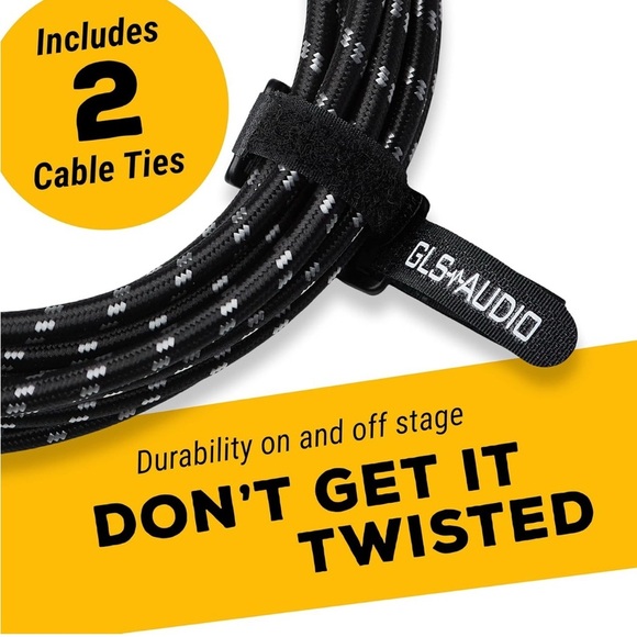 GLS Audio Black and White Instrument Cable (041) - Picture 4 of 6